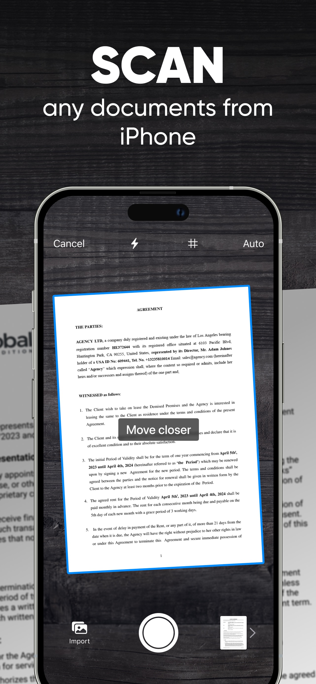 Scanner App. JPG, Photo to PDF screenshot
