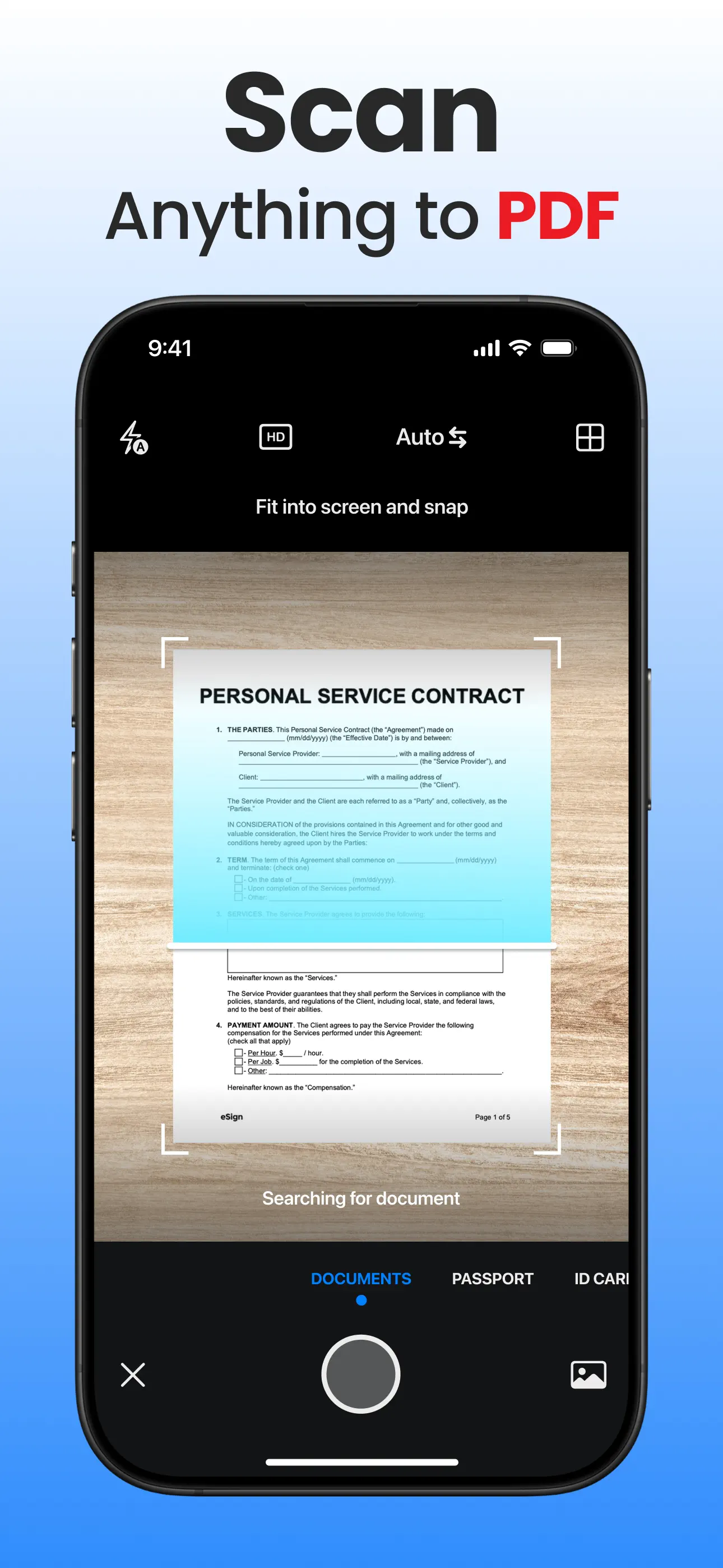 Scanner App - Scan PDF & Docs screenshot