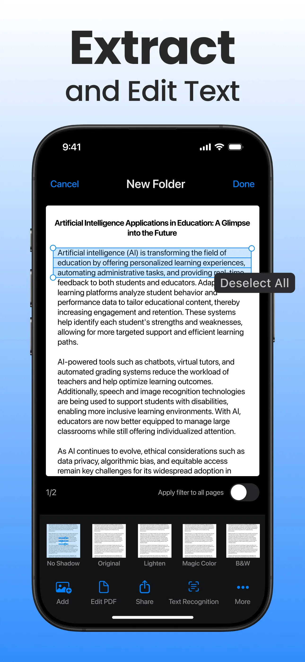 Scanner App - Scan PDF & Docs screenshot 4