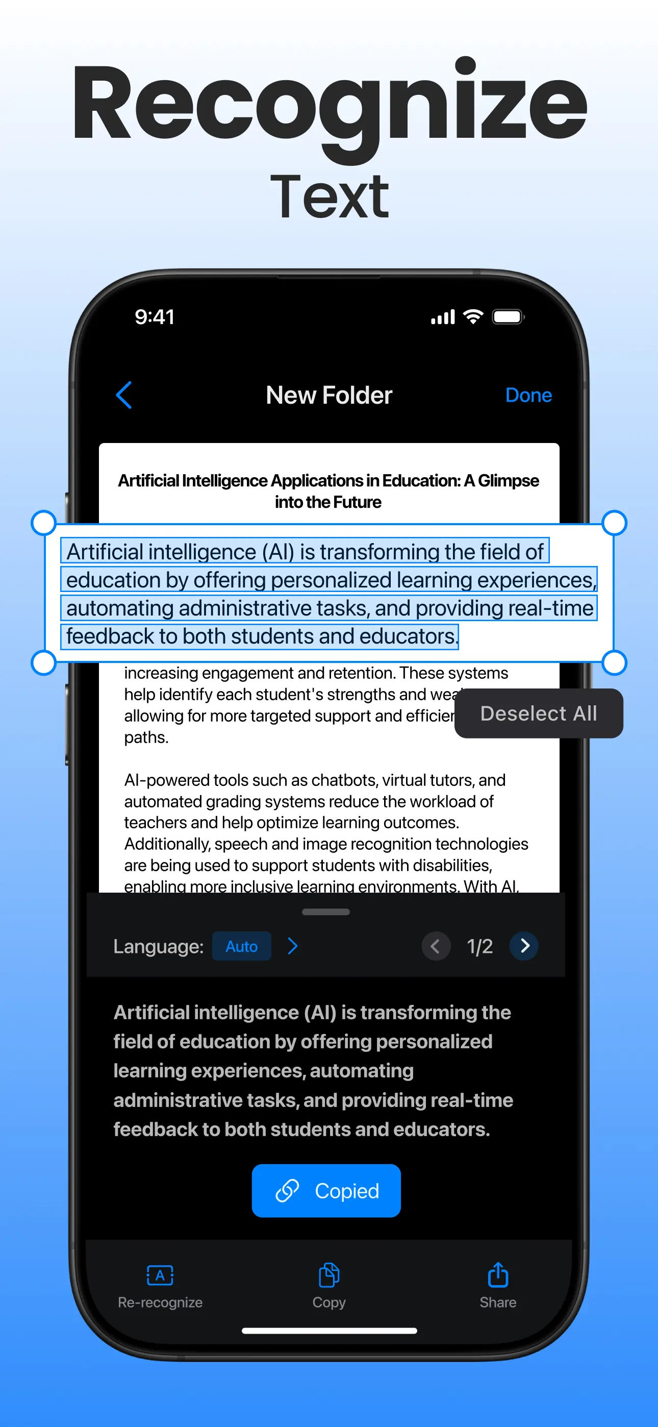 Scanner App - Scan PDF & Docs screenshot 10