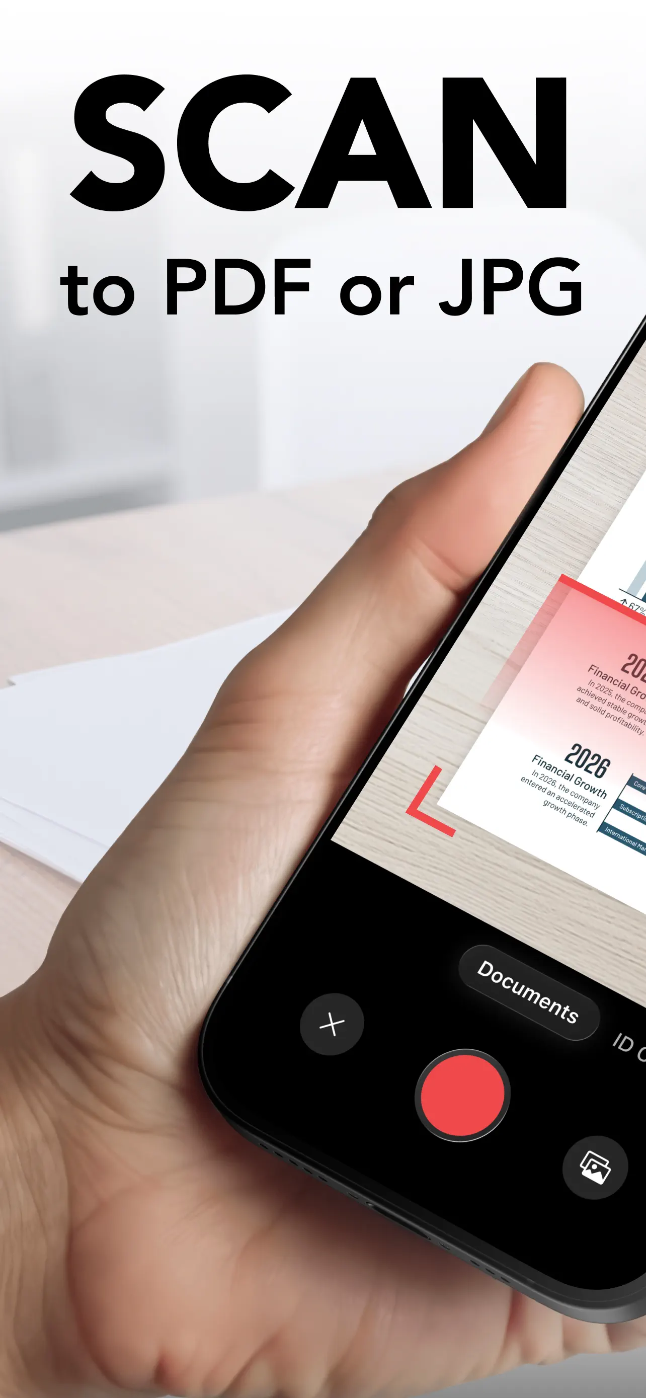SCAN ACE · PDF Scanner App screenshot