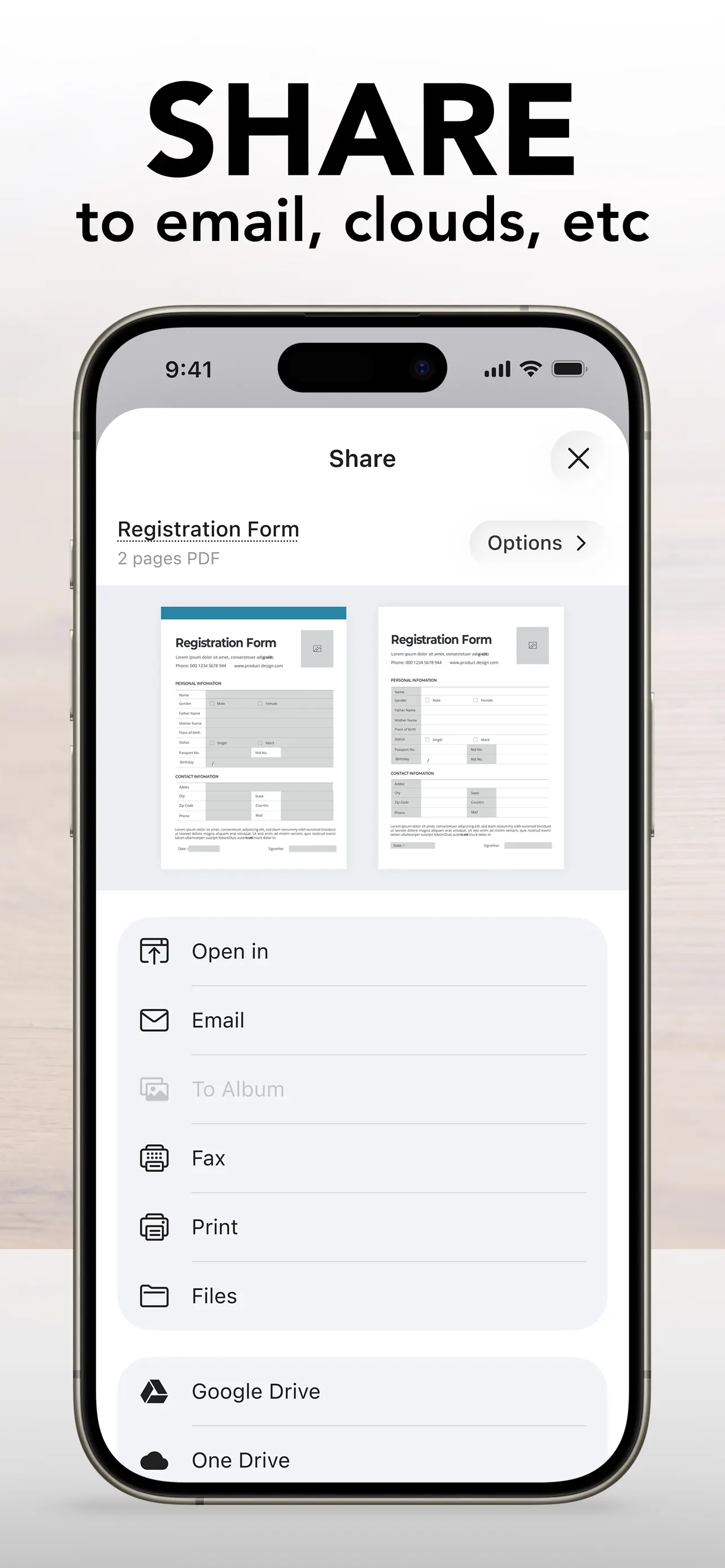 SCAN ACE · PDF Scanner App screenshot 4