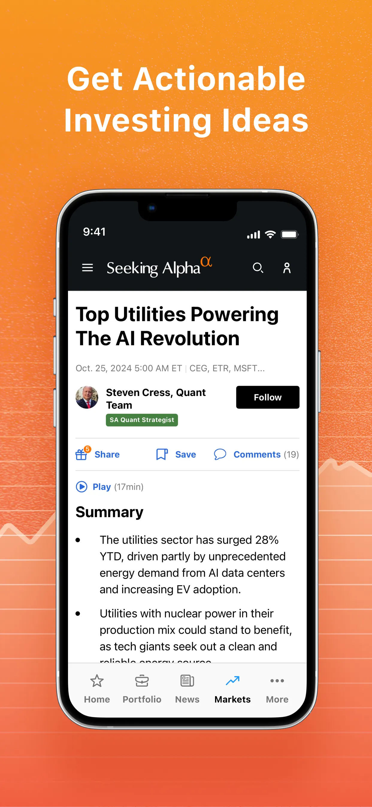 Seeking Alpha: News & Analysis screenshot 3