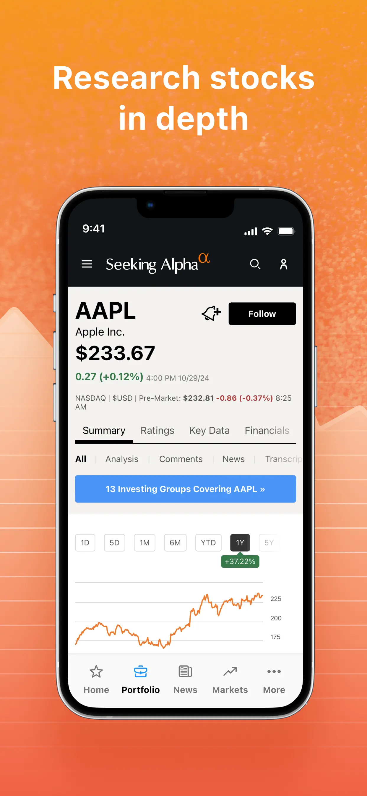 Seeking Alpha: News & Analysis screenshot 6