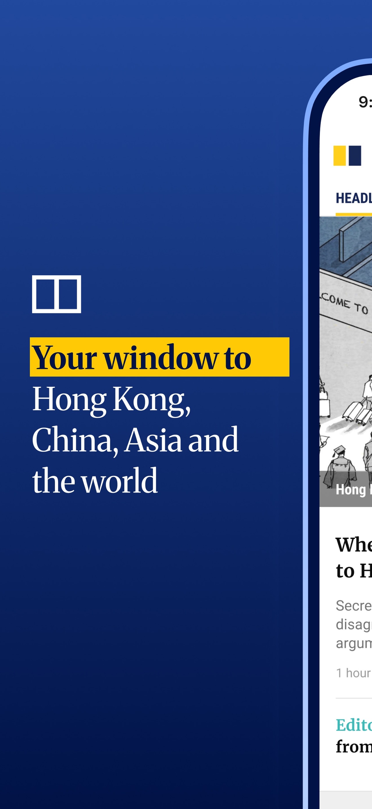 South China Morning Post: News screenshot