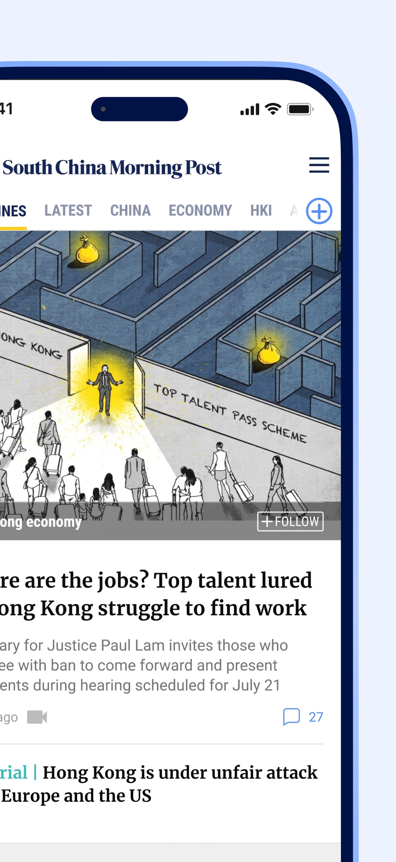 South China Morning Post: News screenshot 2