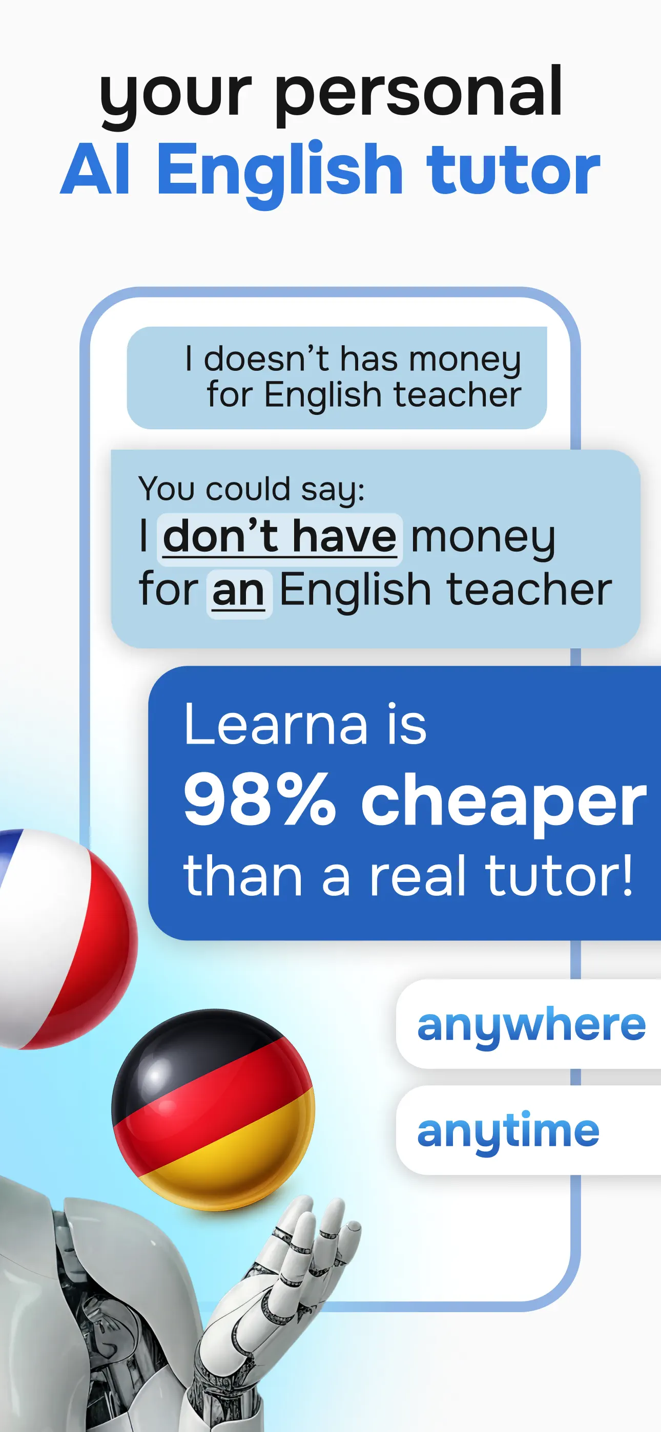 Speak & Learn English: Learna screenshot 2
