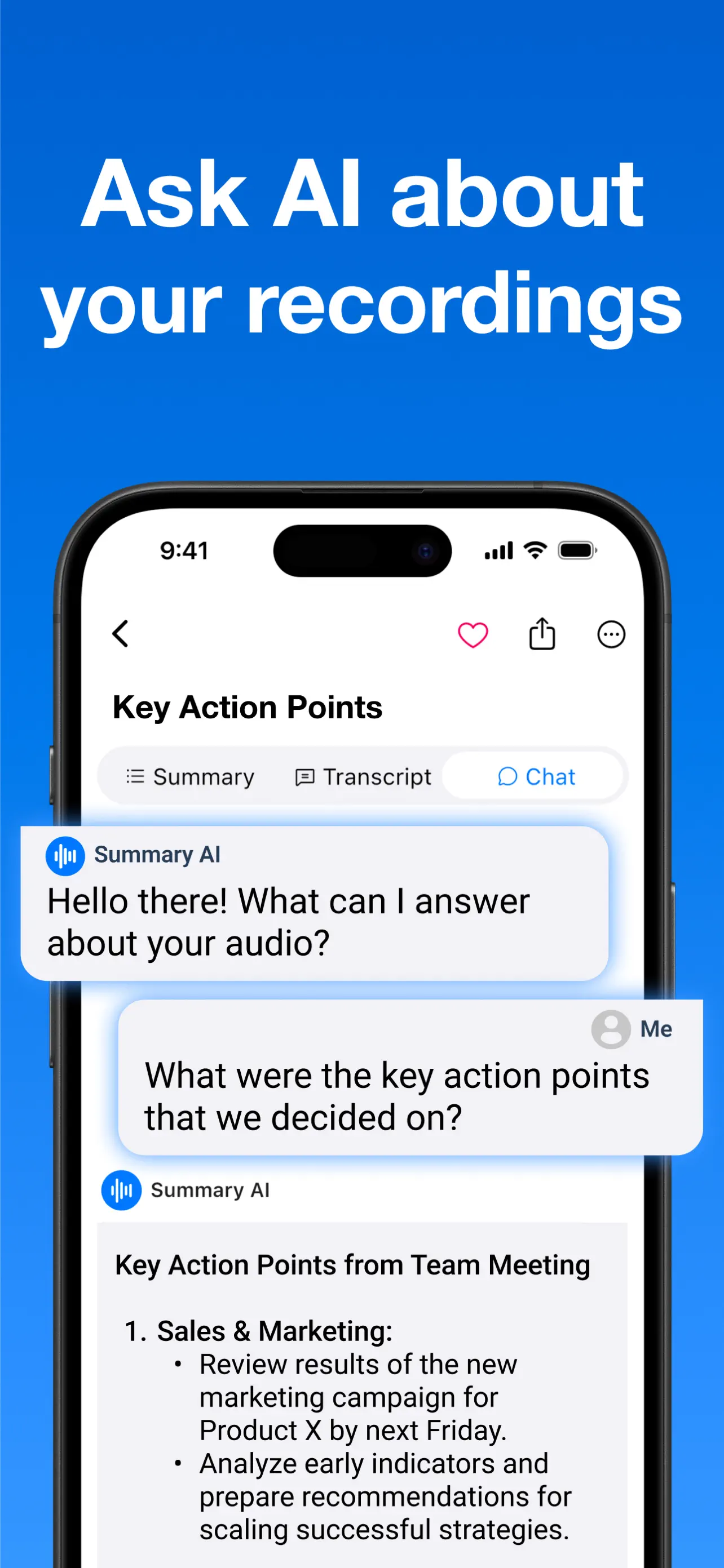 Summary - AI Note Taker screenshot 4