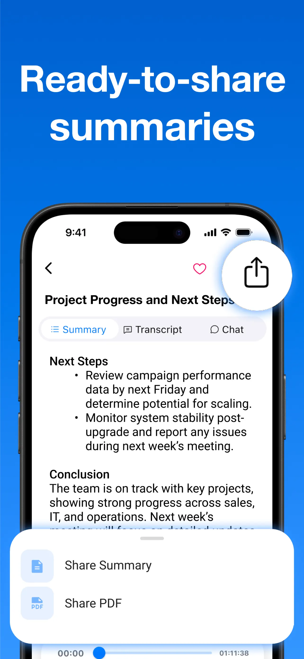 Summary - AI Note Taker screenshot 5