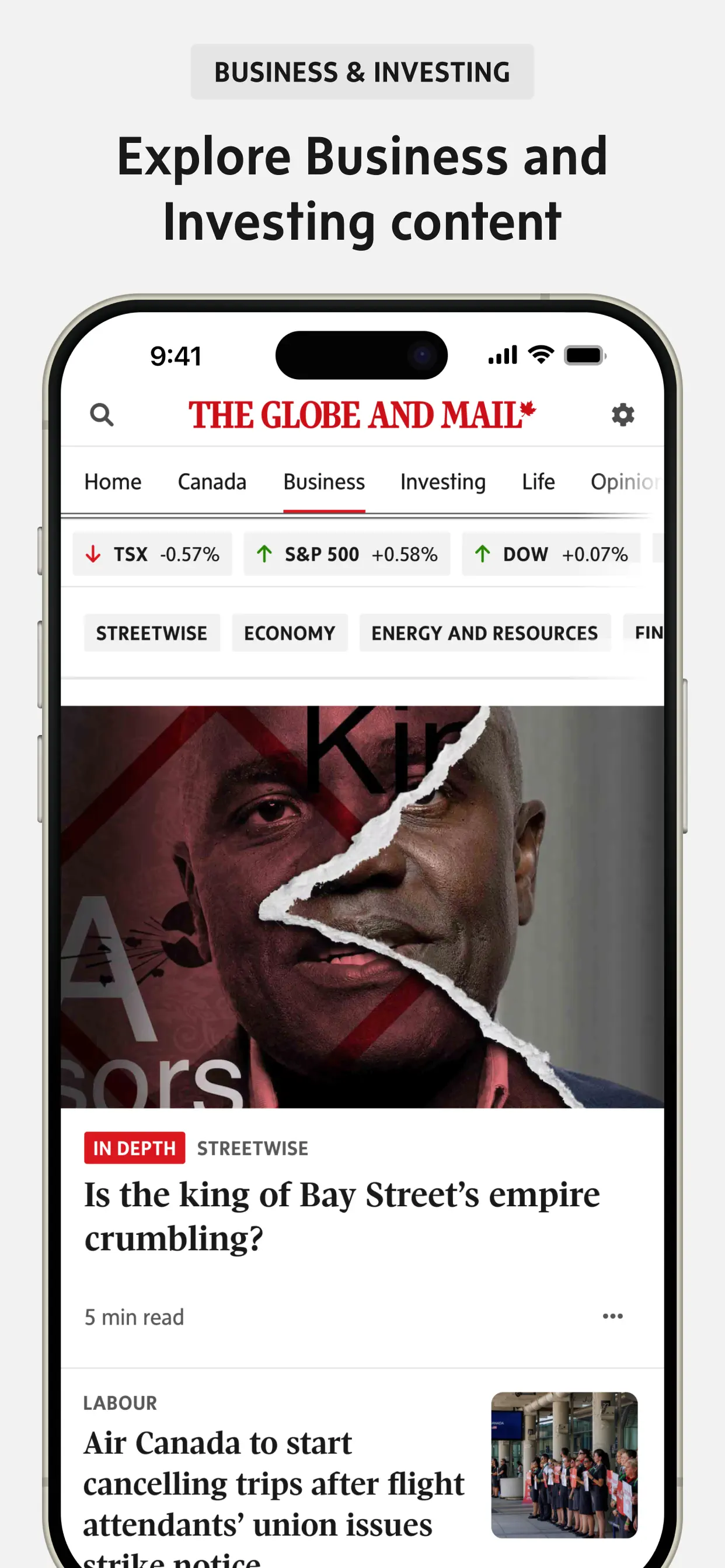 The Globe and Mail screenshot 2