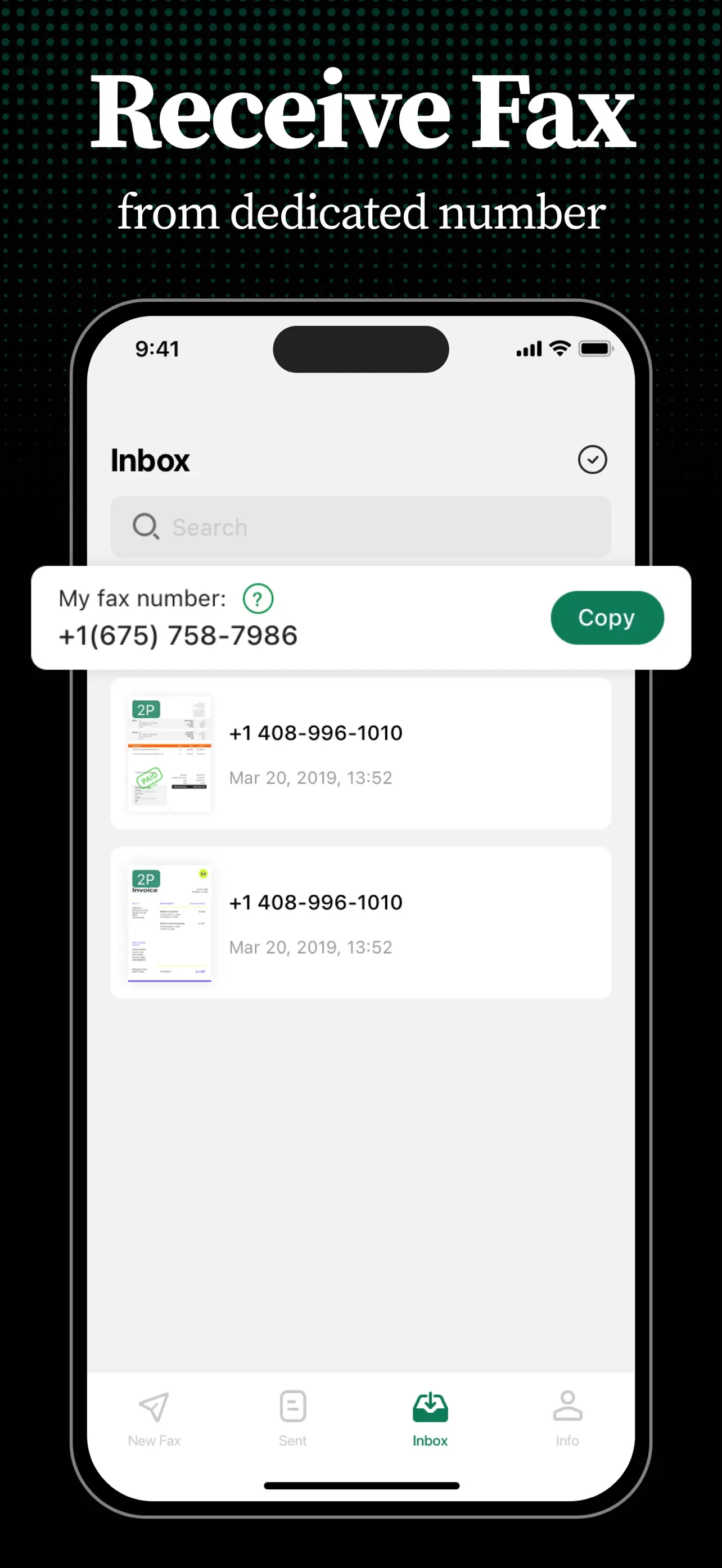 Tiny Fax: Send Fax From iPhone screenshot 6