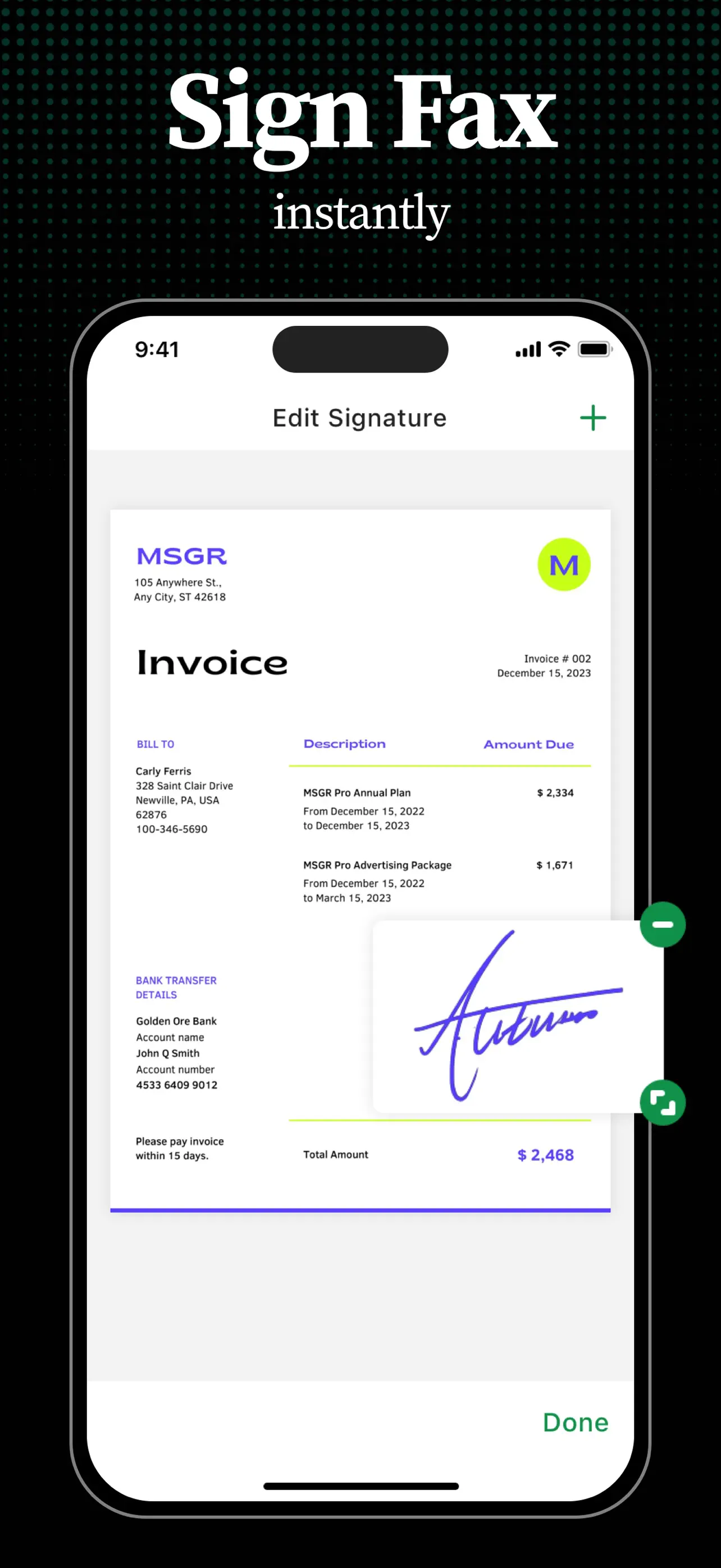 Tiny Fax: Send Fax From iPhone screenshot 7