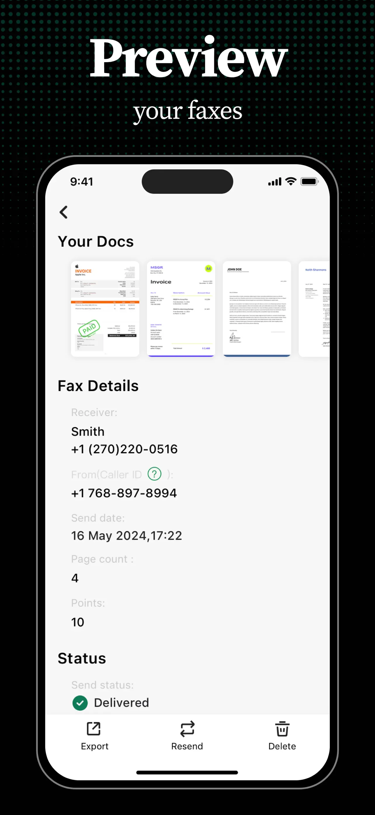 Tiny Fax: Send Fax From iPhone screenshot 8