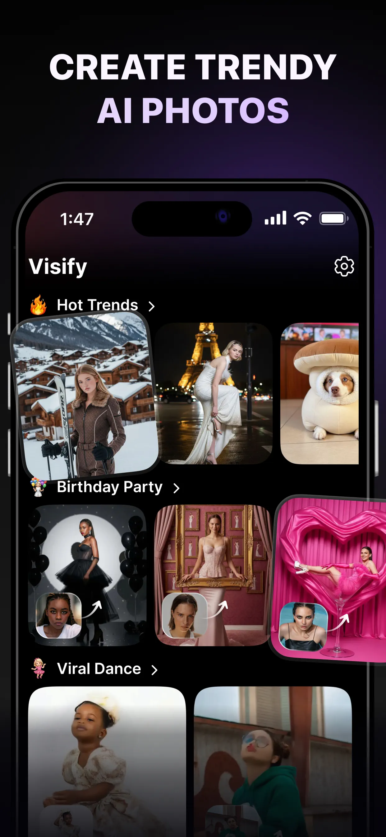 Visify: AI Photo Generator screenshot