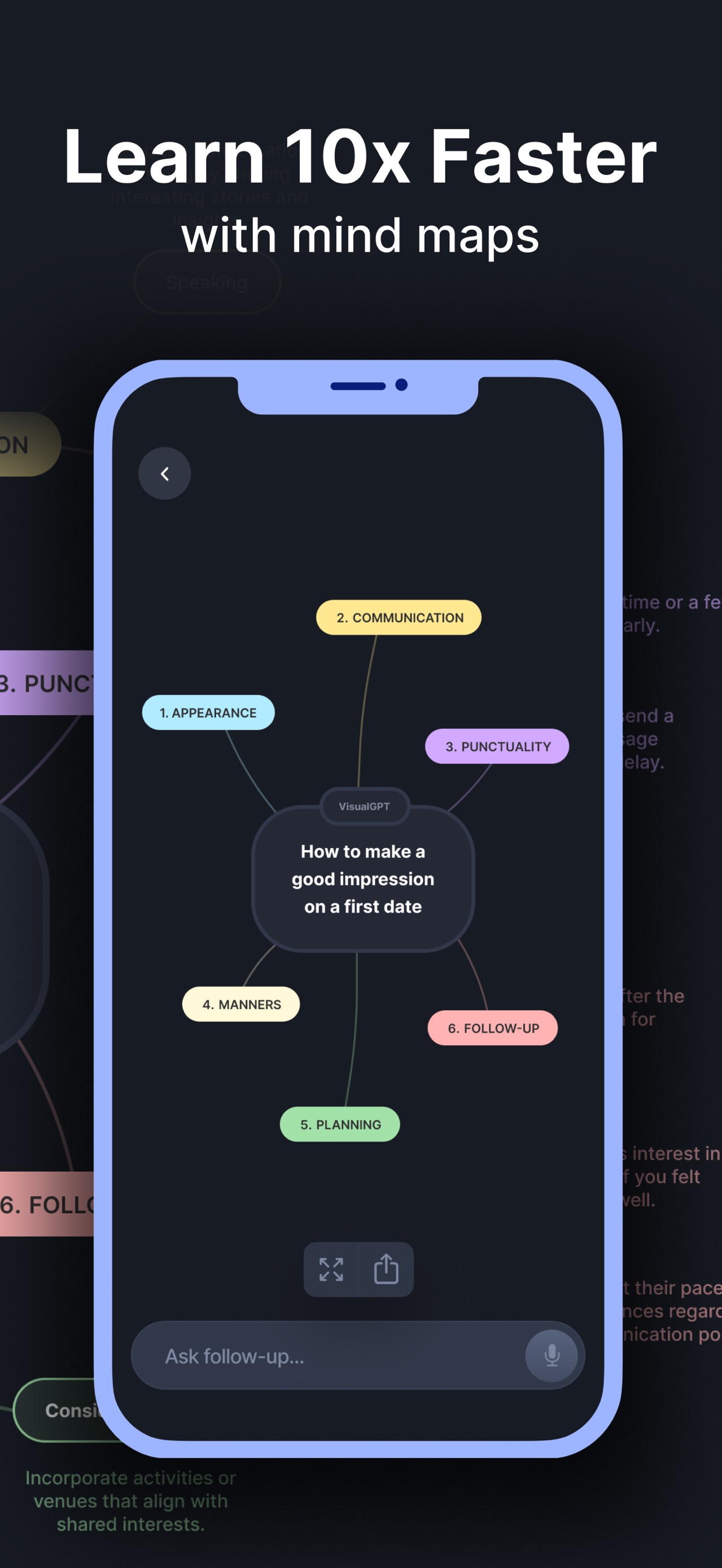 VisualMind: AI MindMap/Chatbot screenshot 2
