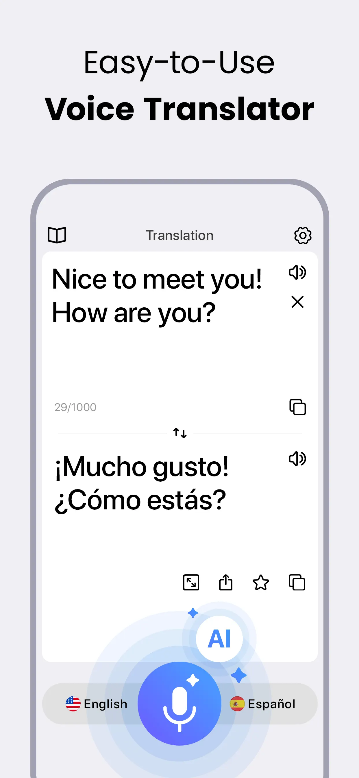 Voice Translator: AI Translate screenshot