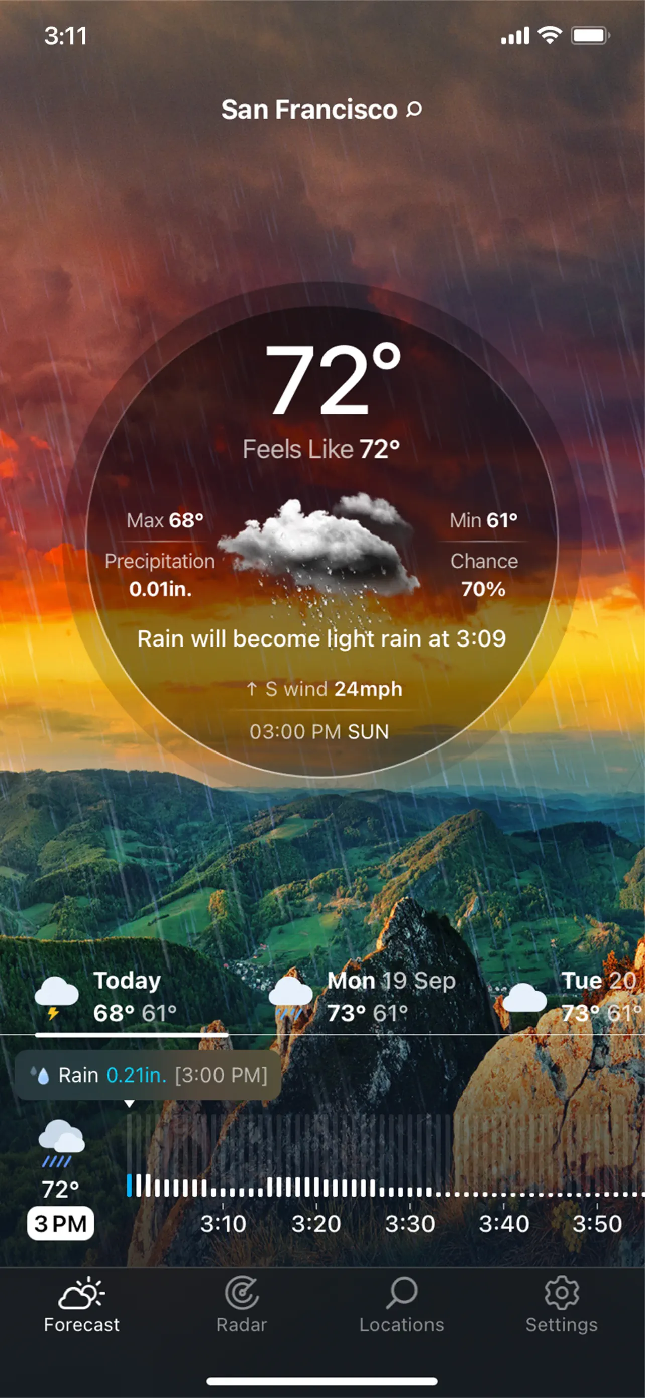 Weather Live° - Local Forecast screenshot