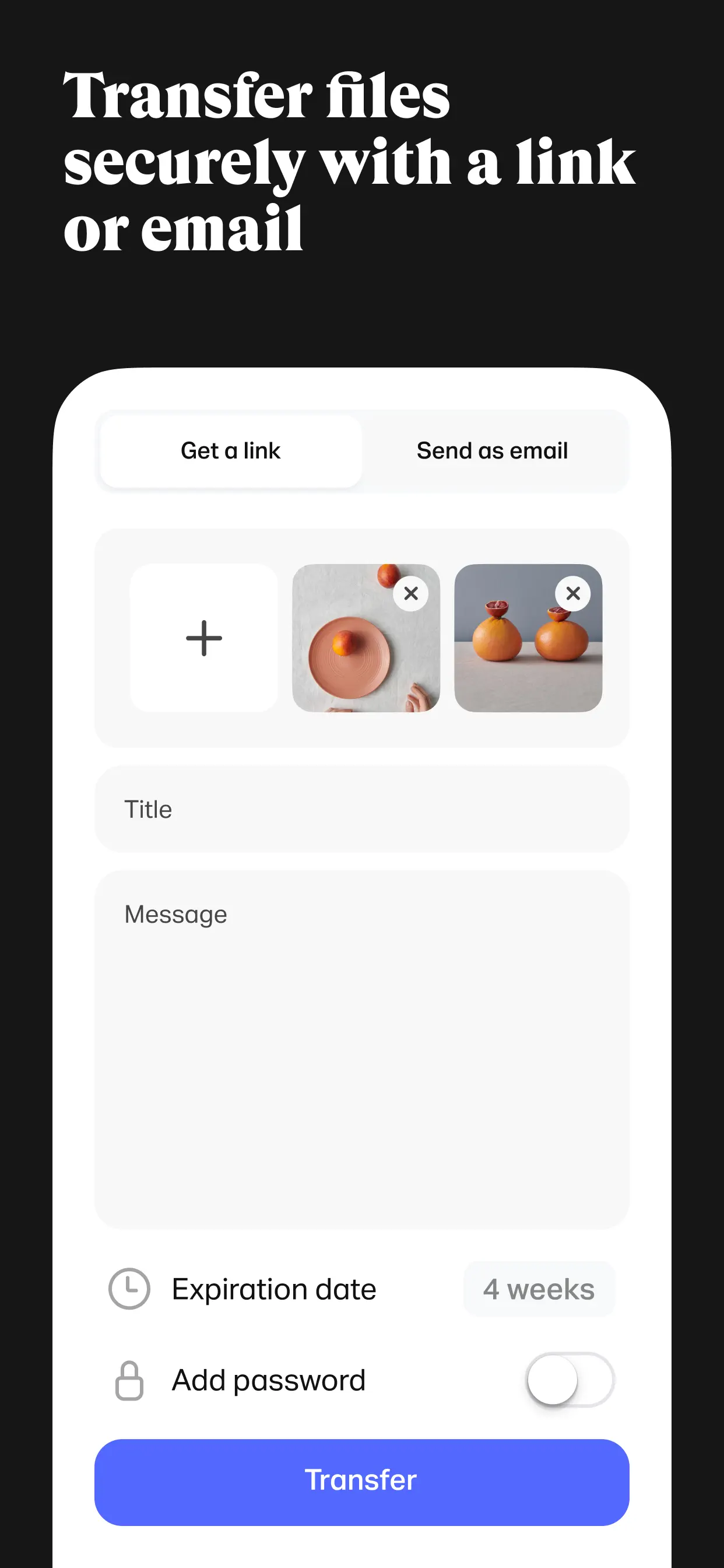 WeTransfer: Transfer Files screenshot 3