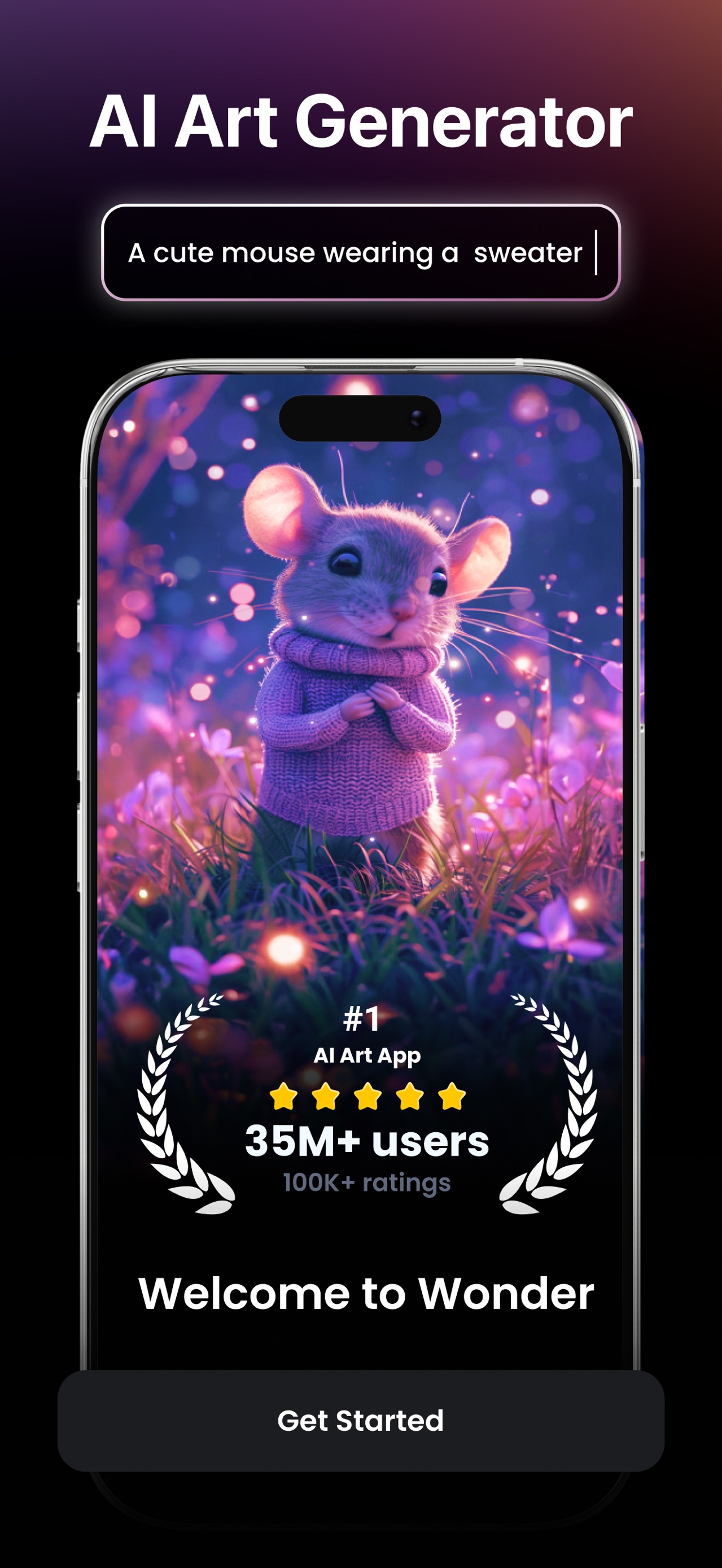 Wonder - AI Art Generator screenshot