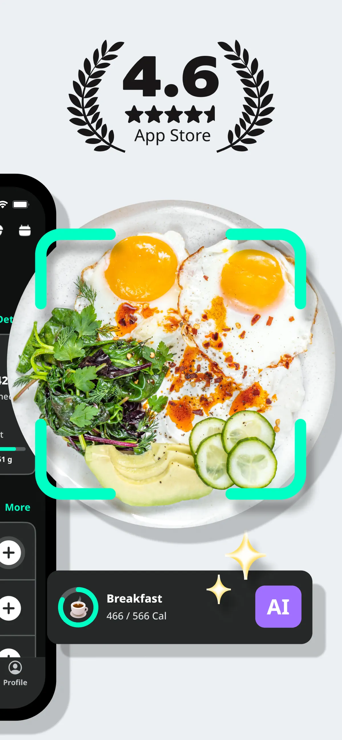 AI Calorie Tracker by Yazio screenshot 2