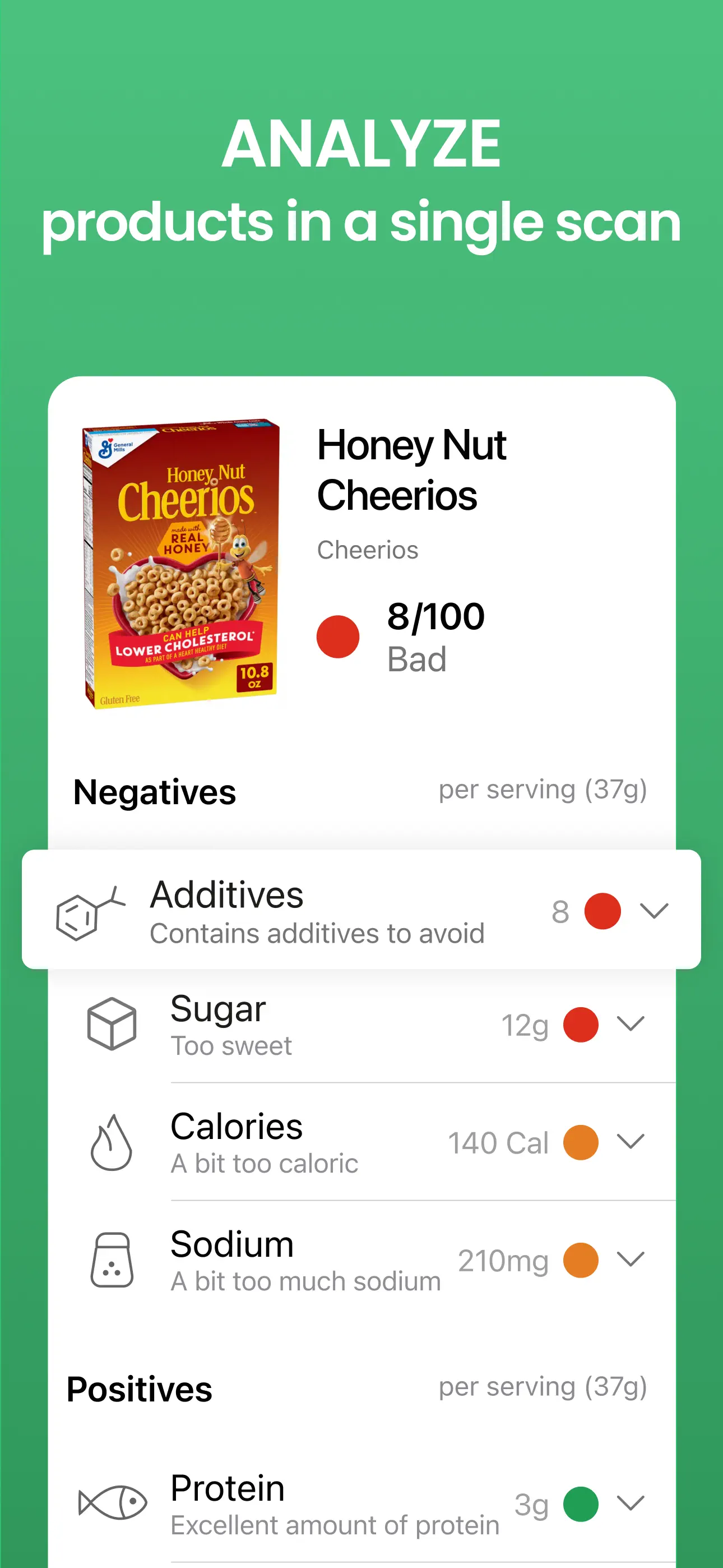 Yuka - Food & Cosmetic Scanner screenshot